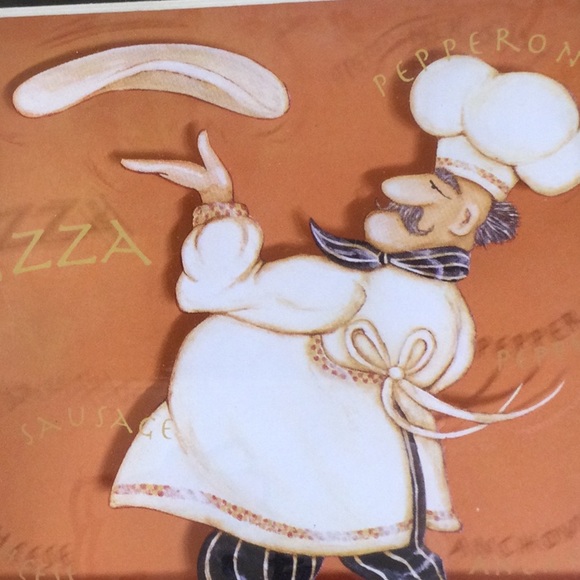 🌟 Cute Framed picture of Pizza man making Pizza - Picture 6 of 6